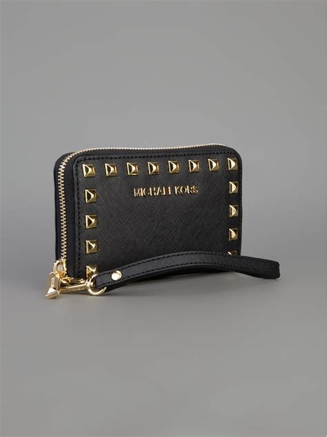 michael kors studded wallet|michael kors wallets on clearance.